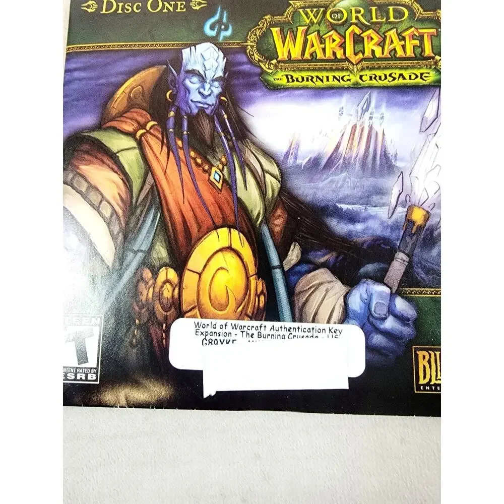 World of Warcraft: The Burning Crusade (PC, 2007) 4 Disc Set